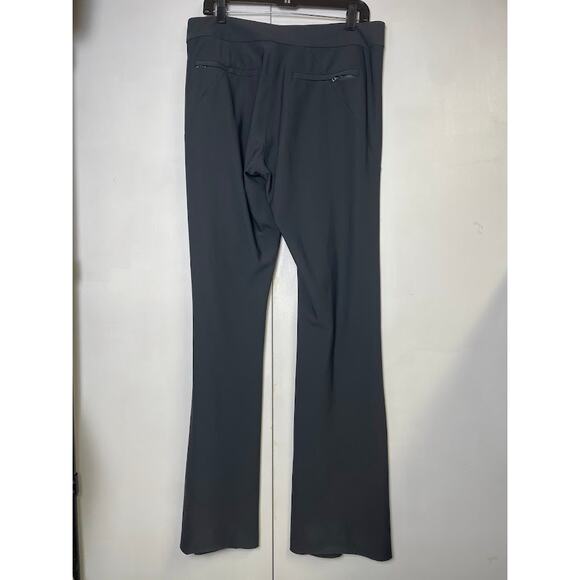 ATHLETA Stellar Flare Trouser Womens 14 Tall Charcoal Gray Fitted Stretch Pants - Picture 6 of 16